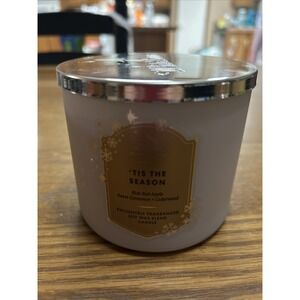 Bath & Body‎ Works TIS THE SEASON 3 Wick CANDLE Burns 25-45 Hrs